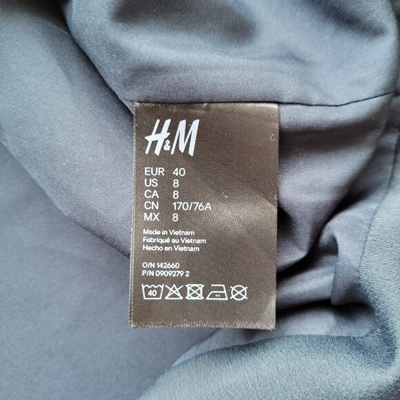 H&M Teal Tulip Hem Skirt 8 - Picture 8 of 12